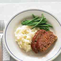 Meatloaf and Buttermilk Mashed Potatoes