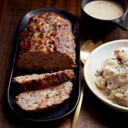 Meatloaf with Creamy Onion Gravy Recipe