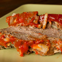 Meatloaf with mushrooms recipe