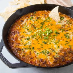 Meaty Chili Cheese Dip – Recipe