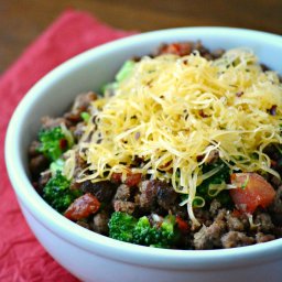 Medifast Lean and Green Recipe: Broccoli Taco Bowl