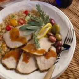 Mediterranean Grilled Pork Roast