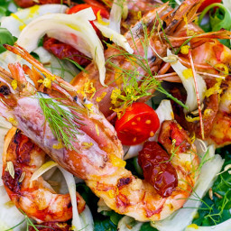 Mediterranean Grilled Shrimp Entrée Salad