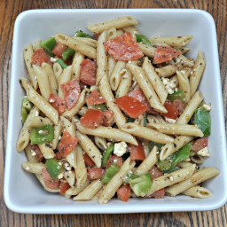 Mediterranean Pasta Salad (THM:S, low-carb)