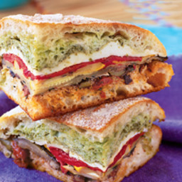 Mediterranean Pressed Picnic Sandwich
