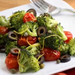 Mediterranean Roasted Broccoli and Tomatoes