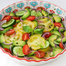Mediterranean Salad {Vegan}
