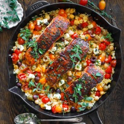 Mediterranean Salmon (One-Pan, 30-Minute Meal)