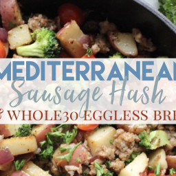 Mediterranean Sausage Hash: Paleo and Whole30 Breakfast