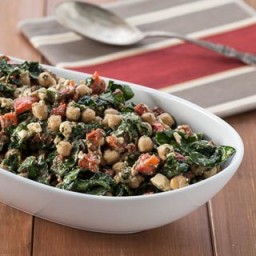 Mediterranean Spinach and Bean Salad