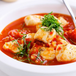 Mediterranean-style seafood soup