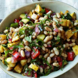 Mediterranean Vegetable and Bean Salad Recipe