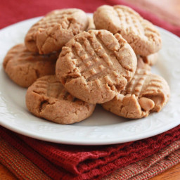 Mega Healthy Peanut Butter Cookies