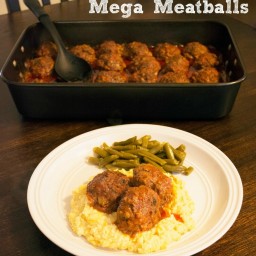 Mega Meatballs - Low Carb, THM S