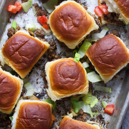 Melt-In-Your-Mouth Chopped Cheeseburger Sliders