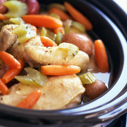 Melt in Your Mouth Low Fat Crock Pot Chicken and Vegetable Stew