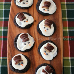 Melted Snowman Cookies [VIDEO]