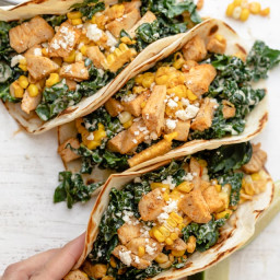 Mexican Chicken and Corn Street Tacos