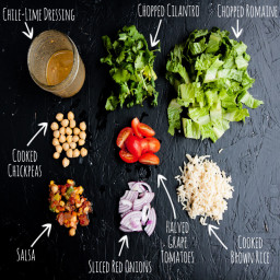 Mexican Chickpea Salad with Chile-Lime Dressing