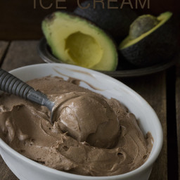 Mexican Chocolate Avocado Ice Cream
