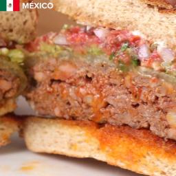 Mexican Chorizo Burger Recipe by Tasty