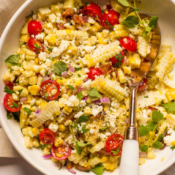 Mexican Corn Salad with Lime Dressing