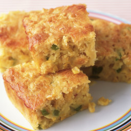 Mexican Cornbread With Corn and Peppers