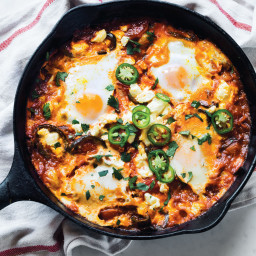 Mexican Eggs Baked in Tomato Sauce