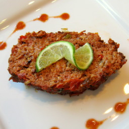 Mexican Meatloaf with Lime and Chipotle Tabasco Sauce