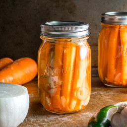 Mexican Pickled Carrot Sticks