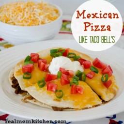 Mexican Pizza {Taco Bell Copycat}