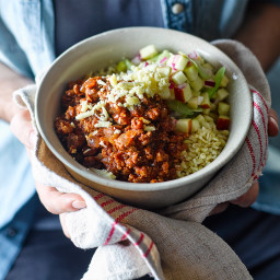 Mexican Pork Chilli With Apple Salsa