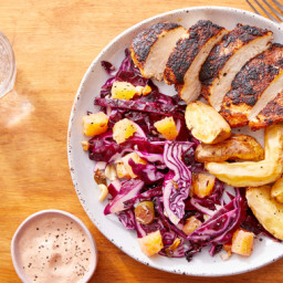Mexican-Spiced Chicken with Spicy Orange Slaw