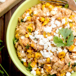 Mexican Street Corn and Chicken Bowl