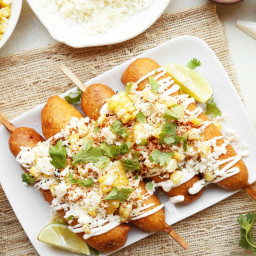Mexican Street Corn Dogs