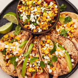 Mexican Street Corn Grilled Chicken Tacos