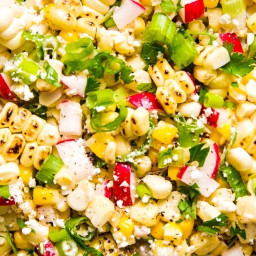 Mexican Street Corn Salad with Chipotle Crema