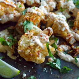 Mexican Street Style Grilled Cauliflower