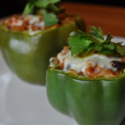 Mexican Stuffed Peppers (THM: E, low-fat)