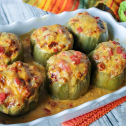 Mexican Stuffed Peppers With Ranchero Sauce
