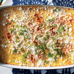 Mexican-Style Elote Corn Pudding