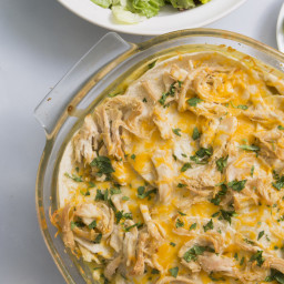 Mexican-Style Green Chile Chicken Casserole