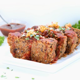 Mexican Vegan Meatloaf (Gluten-free, Plant-based, Low Fat)