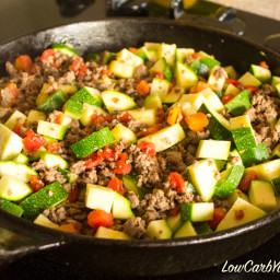 Mexican Zucchini and Beef