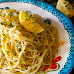 Meyer Lemon-Thyme Spaghetti Recipe