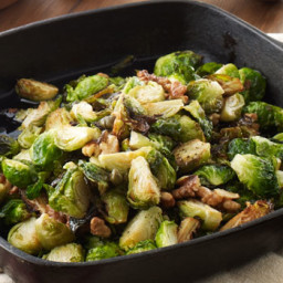 Michael Symon's Brussels Sprouts with Walnuts and Capers