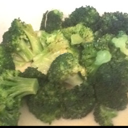 Microwave Buttery Broccoli 