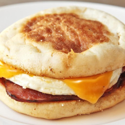Microwave egg McMuffin
