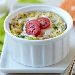 Microwave Egg & Veggie Breakfast Bowl