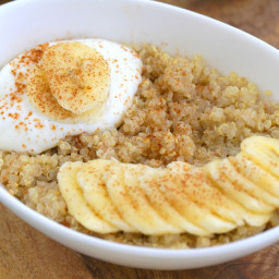 Microwave Quinoa Breakfast Bowl